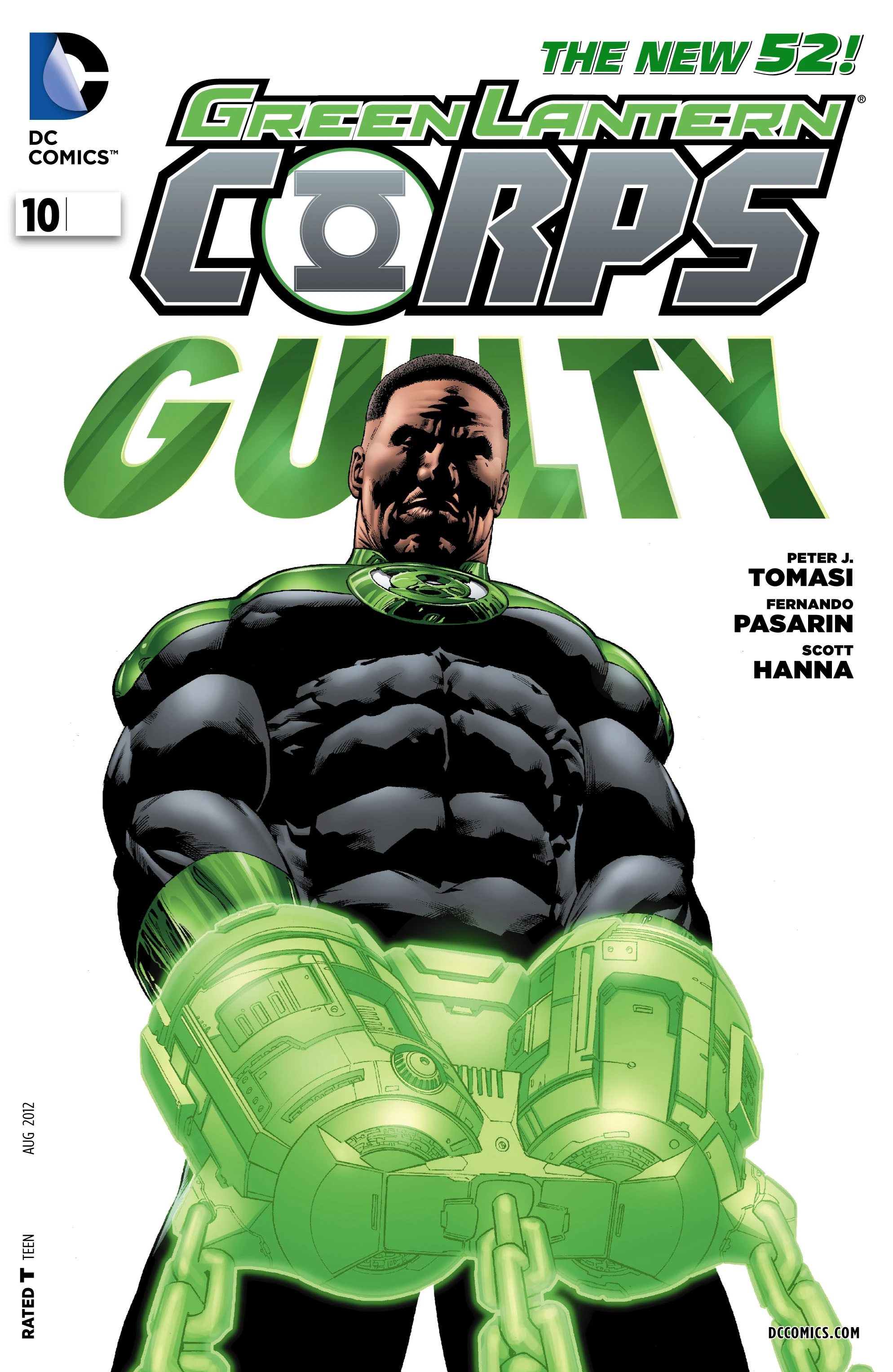 Green Lantern Corps #10 (DC, 2012 — Cover A) cover